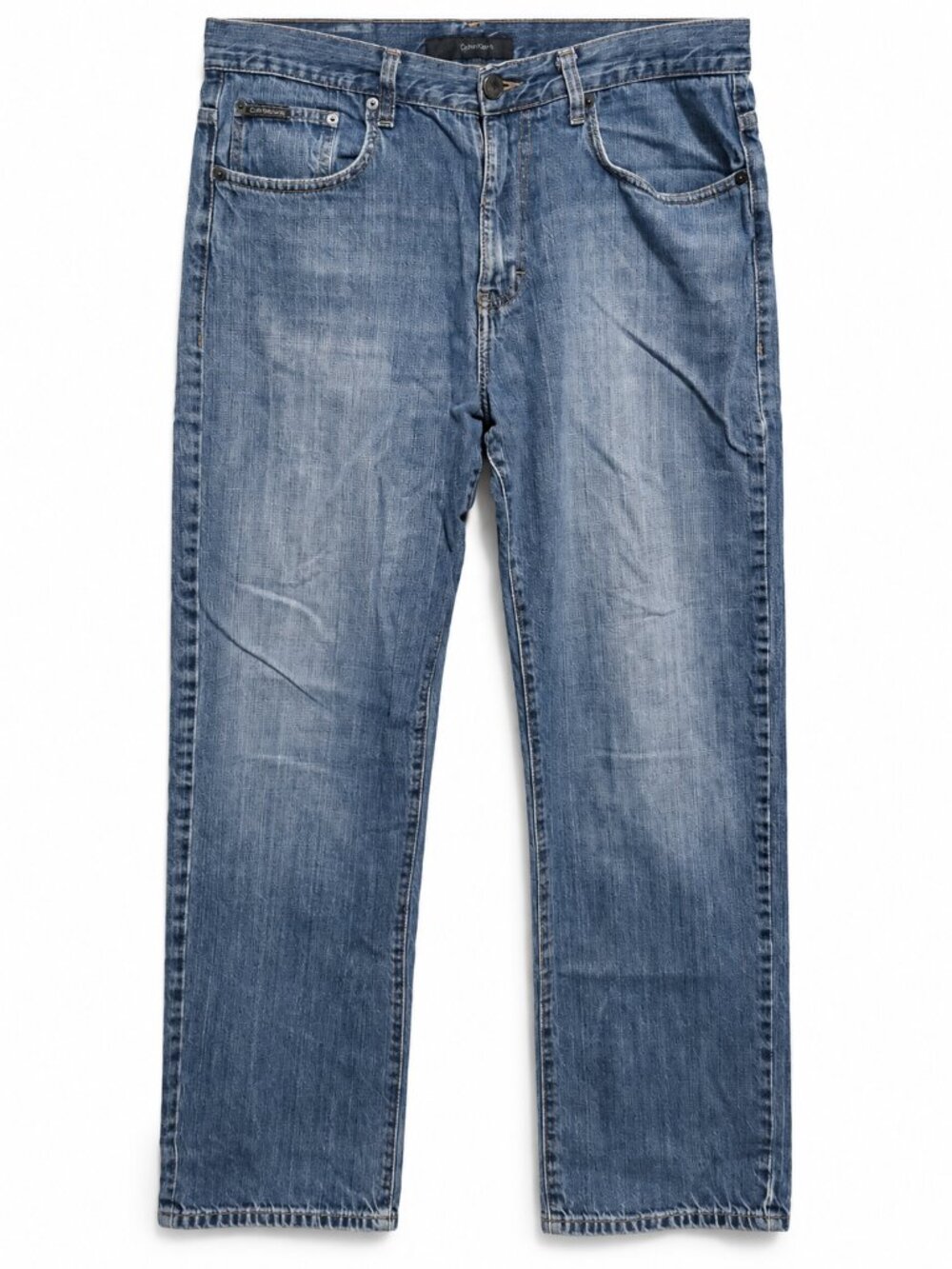 Calvin Klein Jeans Men’s Size 34 Medium Wash Straight Leg Denim